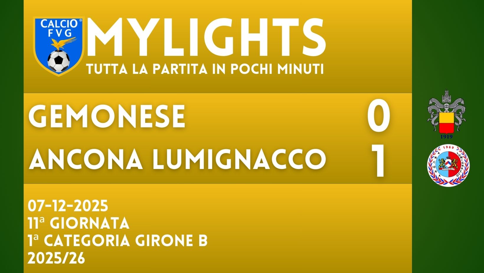 Gemonese- Ancona Lumignacco
